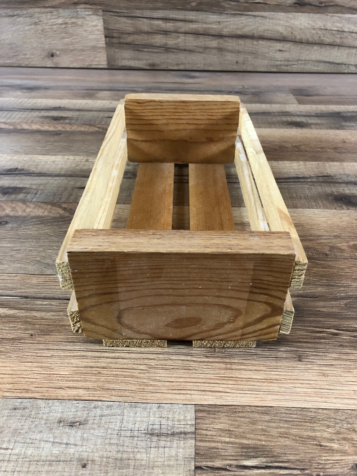 Vtg Napa Valley Box Co Wood Crate Cassette Case Holder Storage Holds 12 Tapes