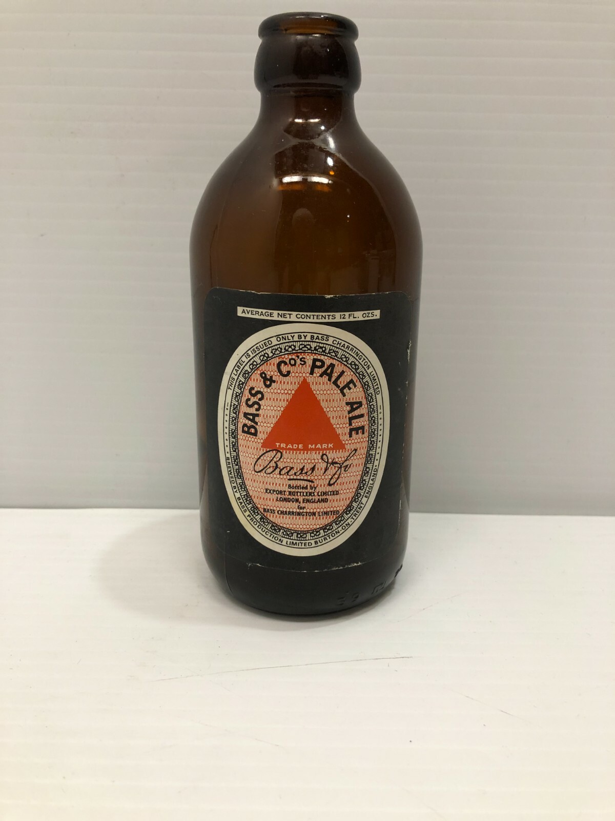Vintage Bass & Co.'s Pale Ale Beer Bottle - stubby 12 oz. | eBay