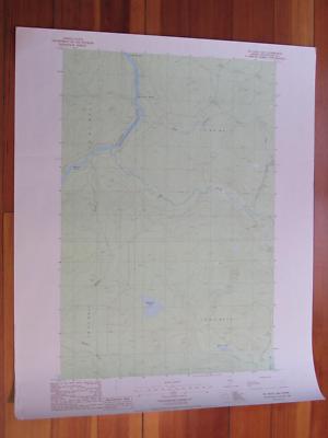 McKeen Lake Maine 1986 Original Vintage USGS Topo Map