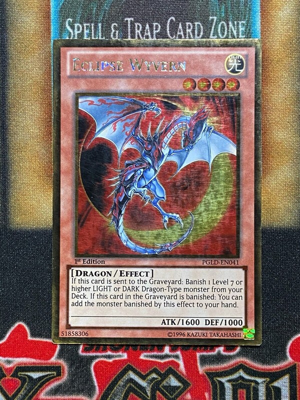 Yugioh Eclipse Wyvern PGLD-EN041 Gold Rare 1st Ed NM | eBay