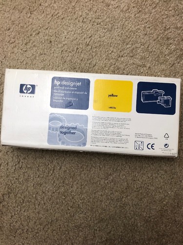 HP Deskjet Yellow Printhead & Cleaner 80 c4823a Series 1000 Exp 7/2012