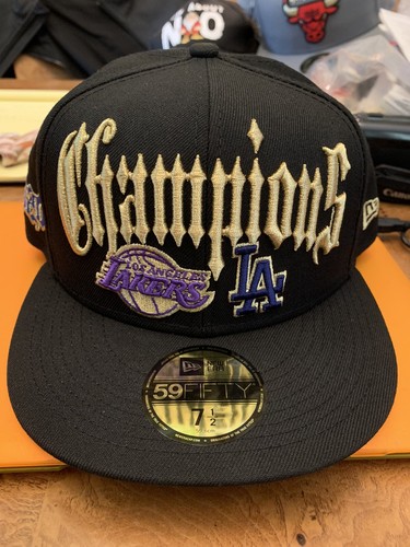 NewEra 59FIFTY Lakers 7 1/2 Stapleコラボ New Era Los Angeles