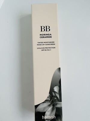 HEIMISH Moringa Ceramide BB Cream Tinted Moisturizer SPF 30 UVA UVB Dark Olive