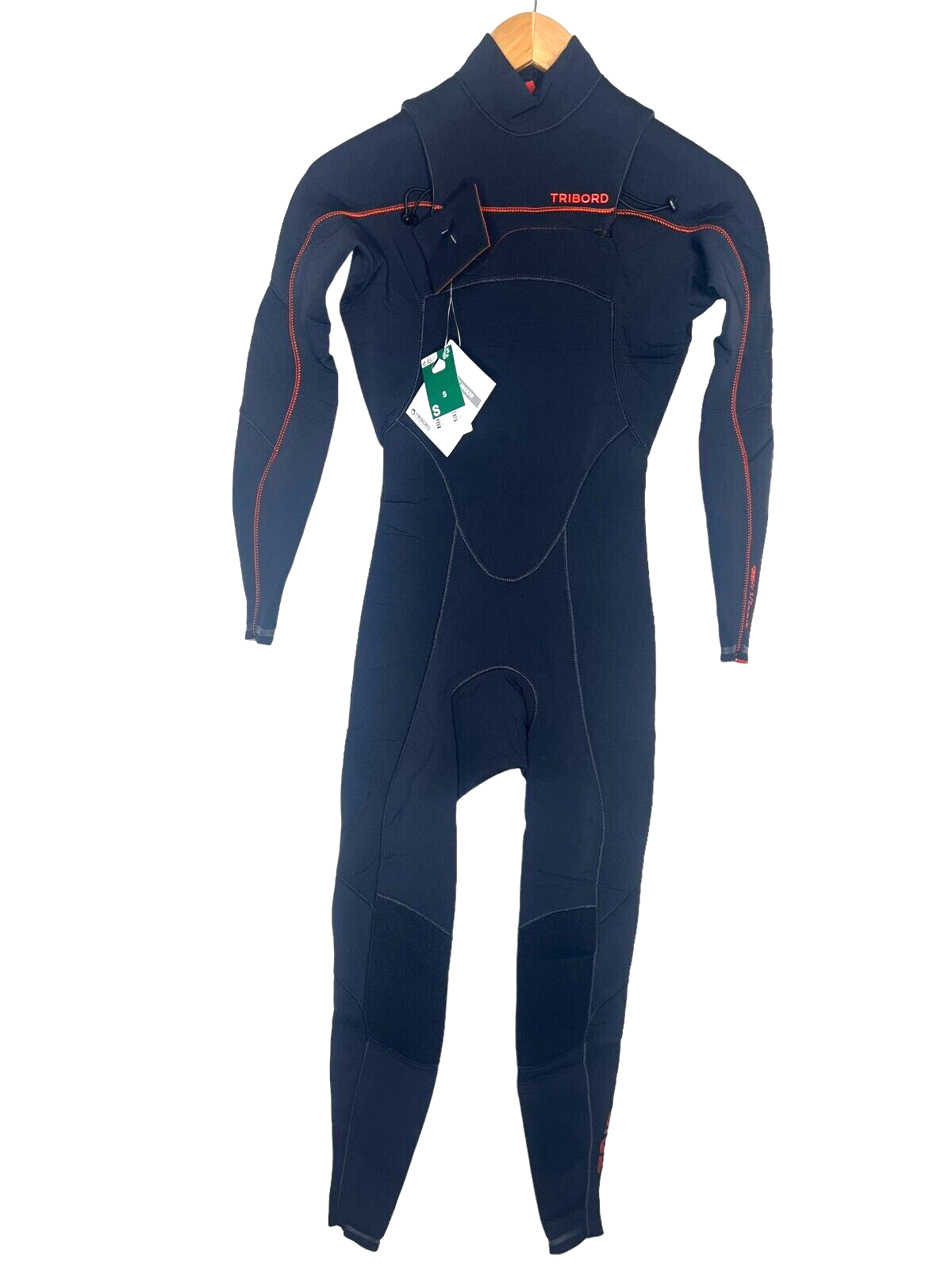 NEW Tribord Mens Full Wetsuit Size Small Chest Zip GBS with