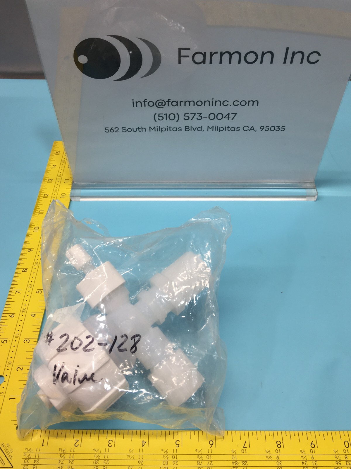 FLUOROWARE 202-128 VALVE PNEUMATIC WAY, 157697