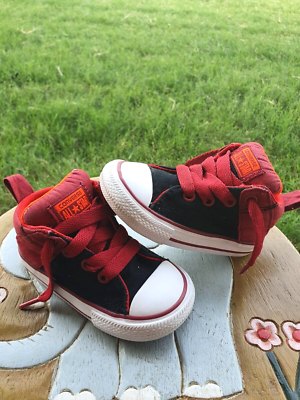 Burgundy 2024 converse toddler