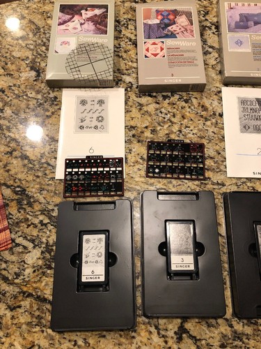 1984 singer sew ware #1, #2, #3& #6