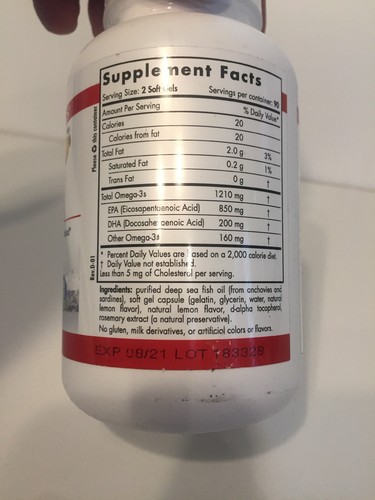 Nordic Naturals- ProEPA 180 gels