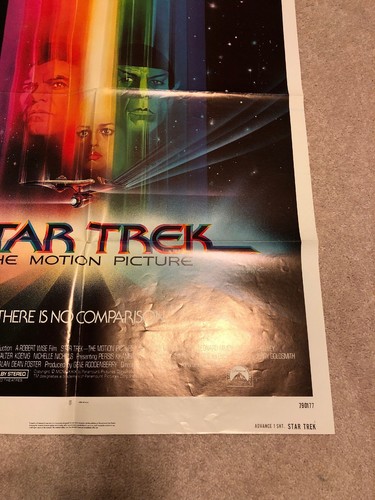 STAR TREK * 1SH ORIG MOVIE POSTER ADVANCE NM-M 1979