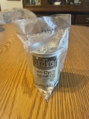Vintage Oil Can IDC Two-Cycle Engine Oil By Citgo Lubricants 4 Oz. Full