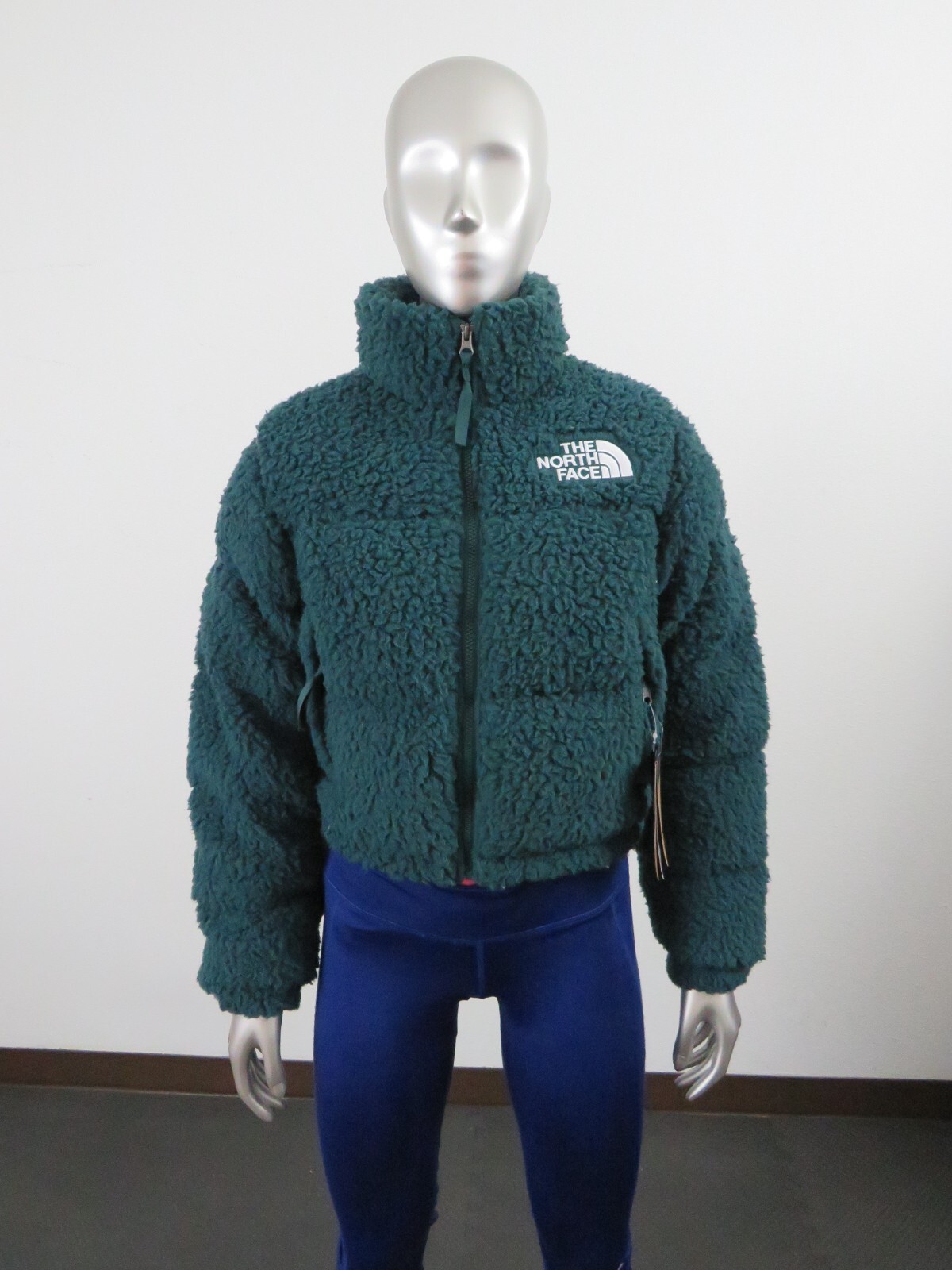 Womens The North Face High Pile Sherpa Nuptse Short Crop 700 Womens The North Face High Pile Sherpa Nuptse Short Crop 700