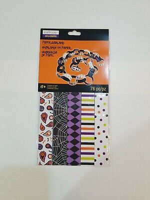 Creatology Halloween Paper Chain Garland 76pc Age 4+ New
