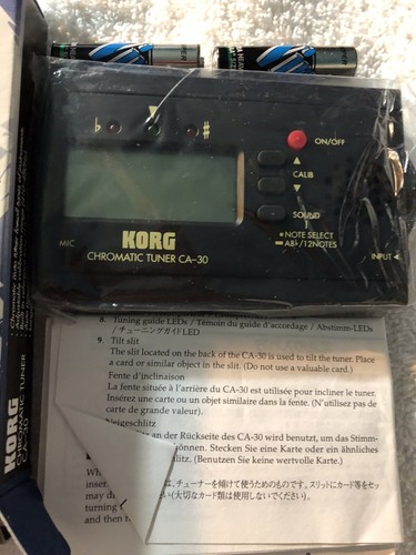 KORG CHROMATIC TUNER CA-30 NEW