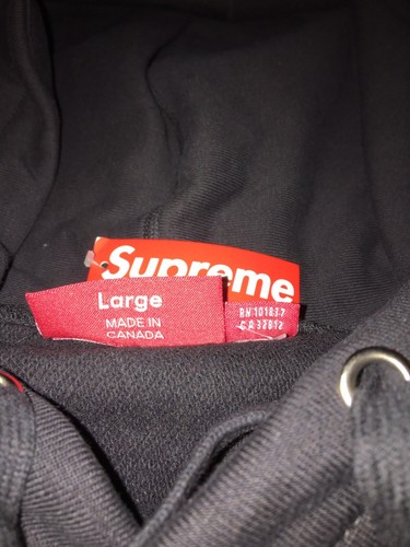 black and lime green supreme hoodie