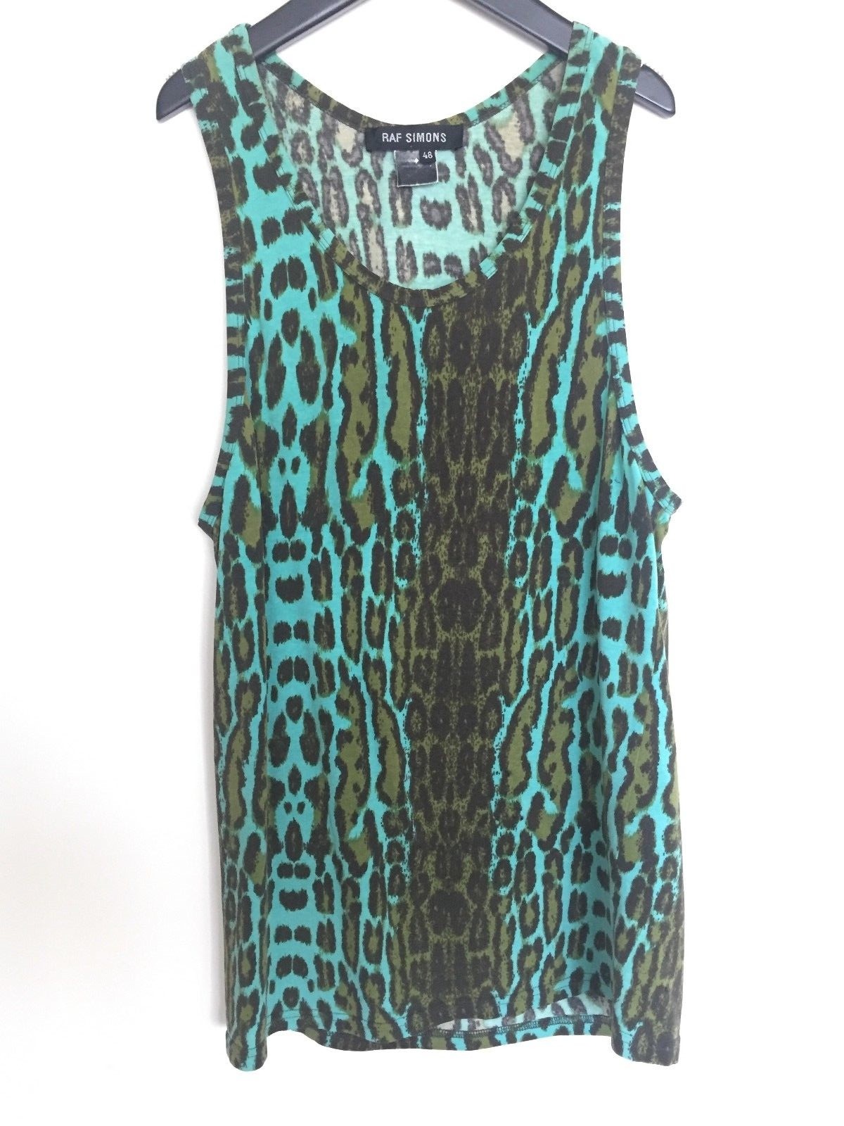 RARE RAF SIMONS ARCHIVAL SS99 LEOPARD PRINT TANK | eBay RARE RAF SIMONS ARCHIVAL SS99 LEOPARD PRINT TANK | eBay