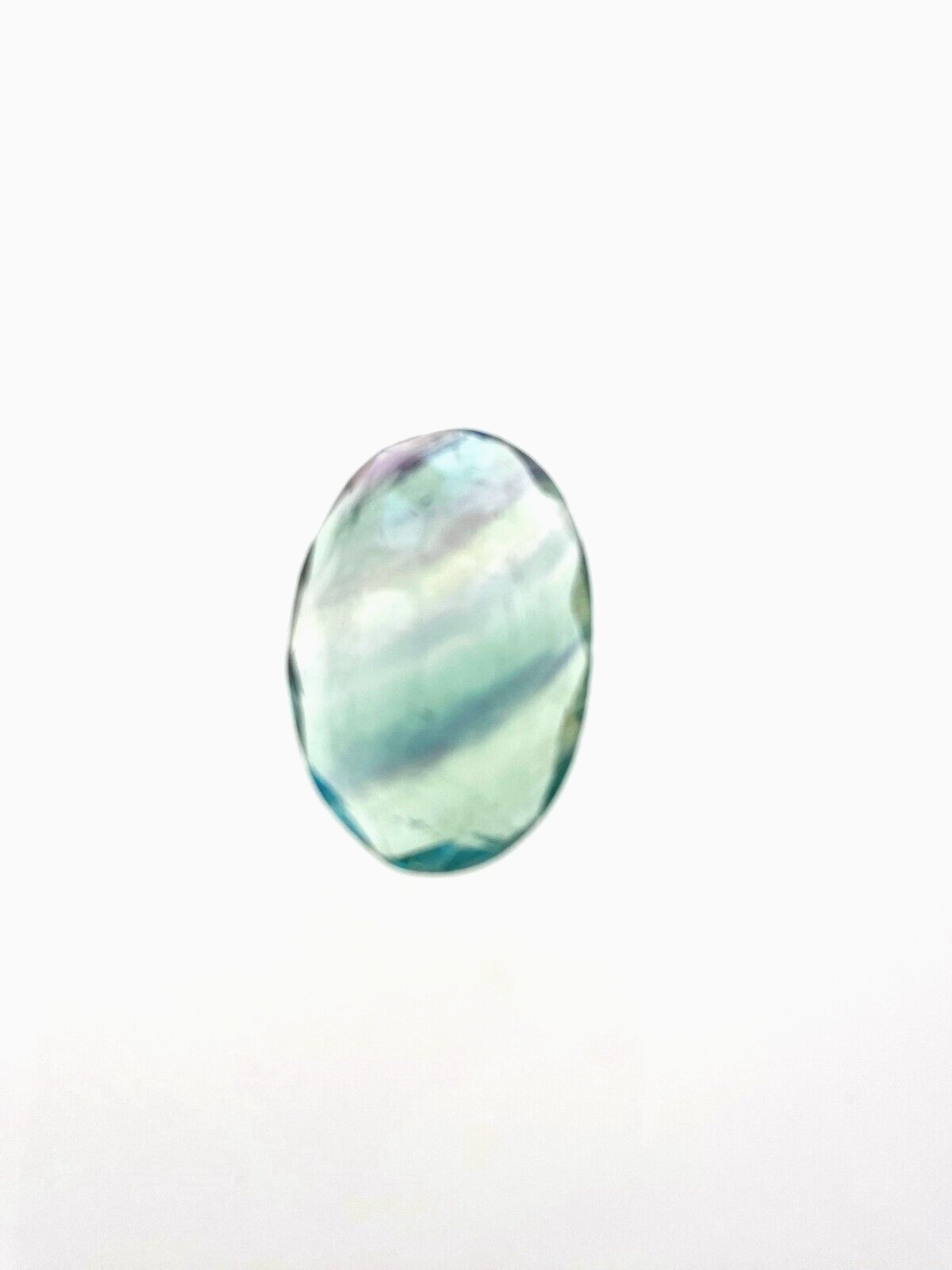 Natural Green Fluorite Faceted Gemstone - 54ct