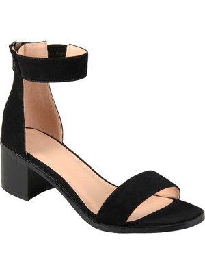 

JOURNEE COLLECTION Женские черные босоножки Goring Percy на блочном каблуке с круглым носком, 7 м, Черный, PERCY-SANDAL