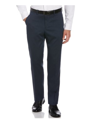 

PERRY ELLIS PORTFOLIO Мужские темно-синие брюки стрейч без защипов, Navy, 5PFB0048
