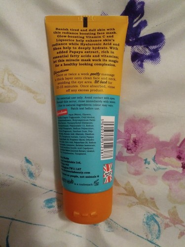 Dirty Works Bright On Radiance Boosting Mask with Vitamin C 3.3 oz