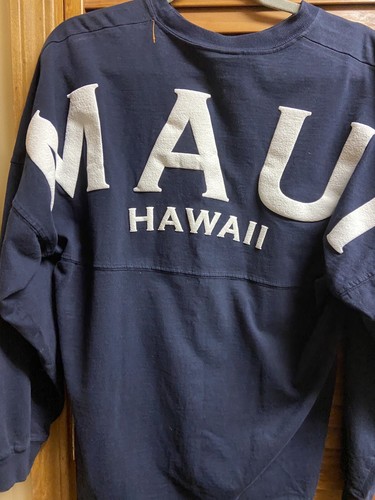Spirit Jersey Shirt NAVT Blue MAUI Hawaii - XS- Long Sleeve