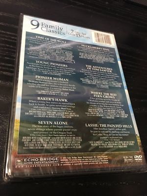 9movie DVD Huckleberry Finn,LASSIE,Tom Sawyer,Ron HOWARD Helen HUNT May ROBSON