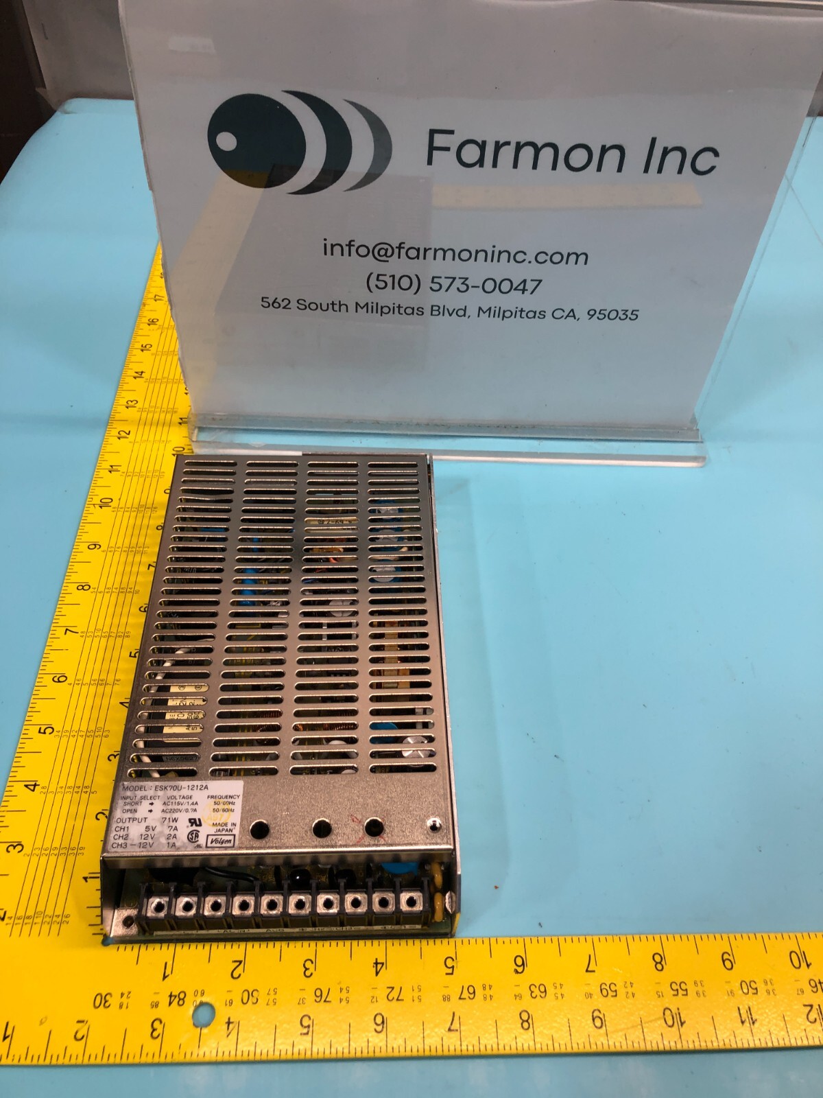 Volgen ESK70U-1212A DC Power Supply, 149921