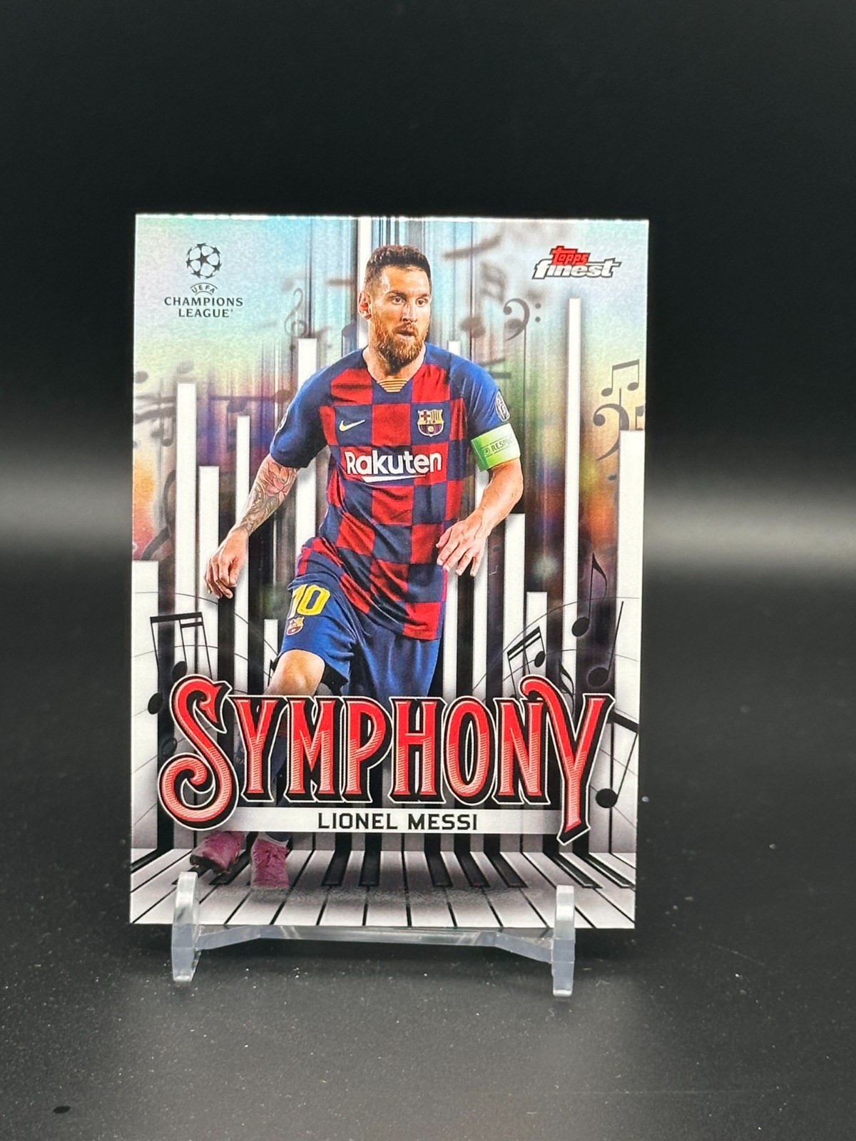 Lionel Messi 24-25 Topps Finest UEFA Europa League Symphony