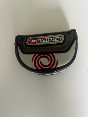 Odyssey Golf O Works Mallet Putter Headcover Cover Black Magnetic Oworks