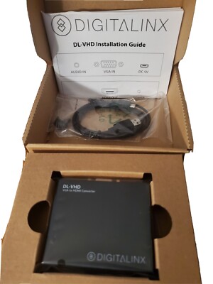 Digitalinx VGA with Audio to HDMI Converter - DL-VHD