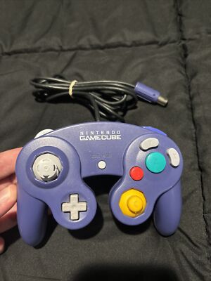 Official Nintendo GameCube Indigo Controller OEM Tested Working DOL-003