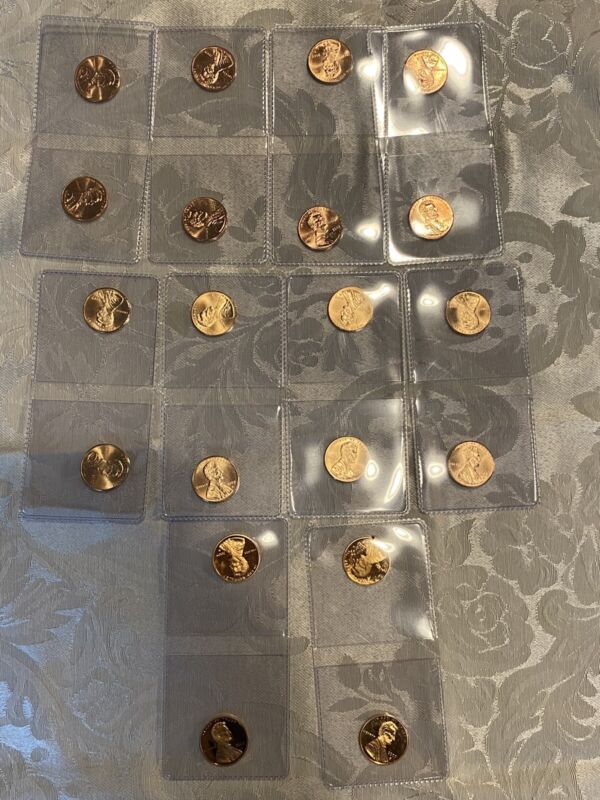 2009 COMPLETE 20 Coin P&D Uncirc/Satin + S Proofs Lincoln Bicentennial Cent Set