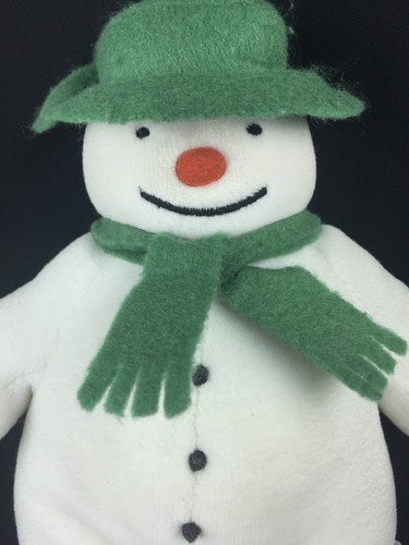 Eden The Snowman Raymond Briggs Book Green Hat Scarf Plush Doll 9