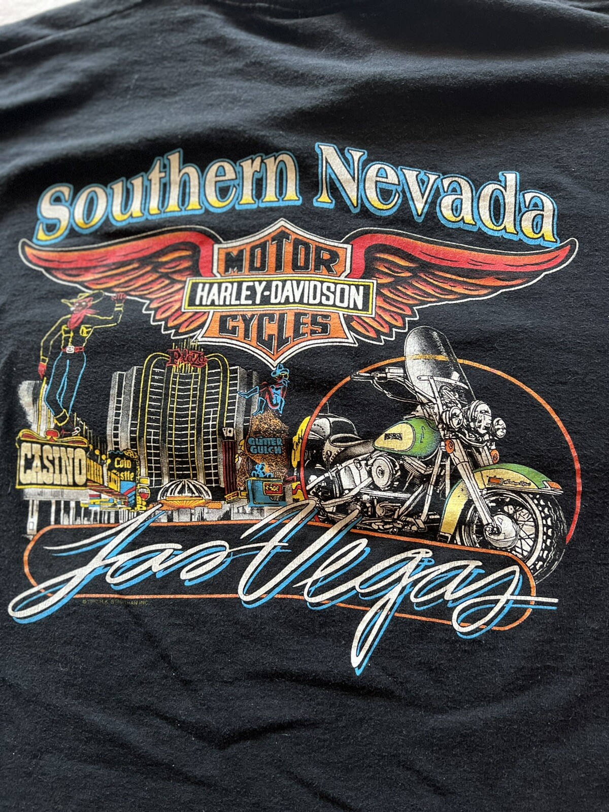HARLEY-DAVIDSON Tシャツ 1995 L made in USA ▷ Vintage Harley Davidson T-Shirt 1995 | Made in USA | Two