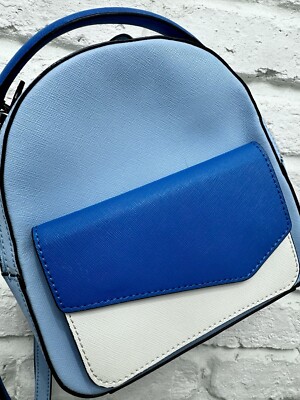 NEW BOTKIER Multicolor 100% LEATHER mini BACKPACK/Crossbody Bag. FREE SHIPPING!