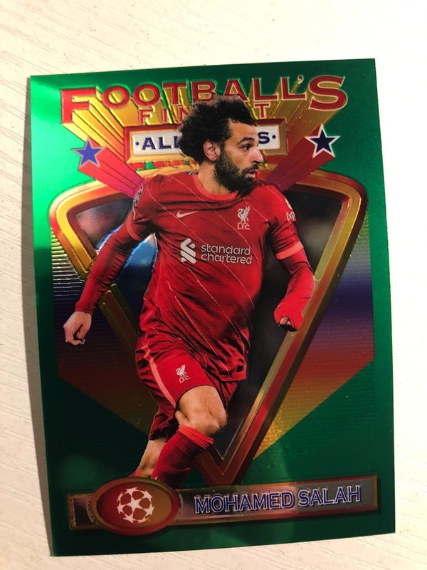 2021-22 Topps Finest Flashbacks UEFA All Star Mohamed Salah - Main Image