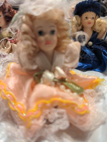 Lot Of 6 Vintage Cameo Kids 2.5" Porcelain Dolls