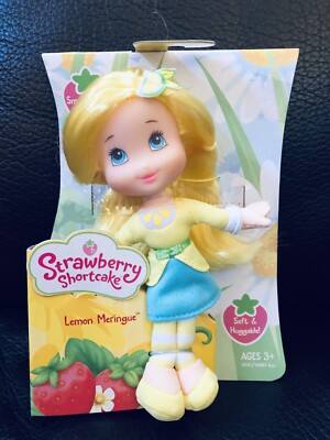 STRAWBERRY SHORTCAKE SSC Lemon Meringue 6'' DOLL Plush Stuffed Soft & HUGGABLE