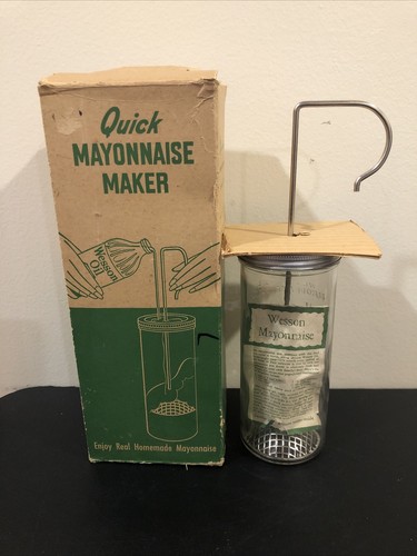 Quick Mayonnaise Maker W/original Box & Instructions Never Used ?