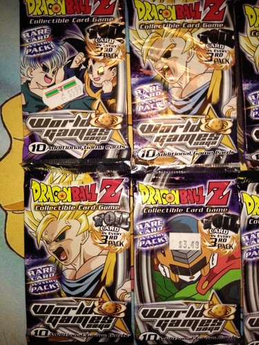 Dragon Ball Z Cccg Sealed Booster Packs (world Games Saga)