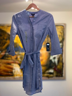 US Polo Assn OFERTA Vestido Camisero de Mujer, Nuevo Original, en Colores Varios