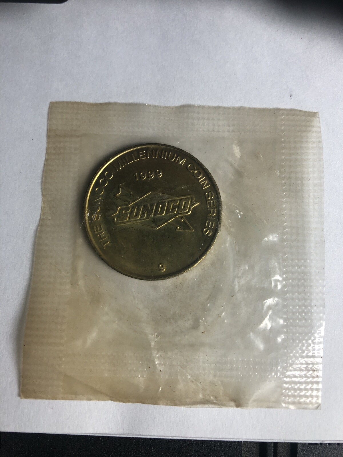1999 Brass Sunoco Millennium Coin Series Man’s First Moon Landing Token