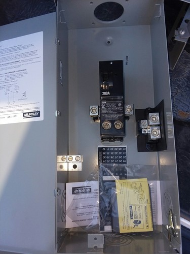 LW200VR Murray Outdoor Load Center Breaker MP 200Amp Breaker Model 20