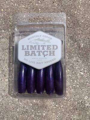 LIMITED NLBN ''No Live Bait Needed'' 3'' Paddle Tail  purple Haze  5 Per Pack