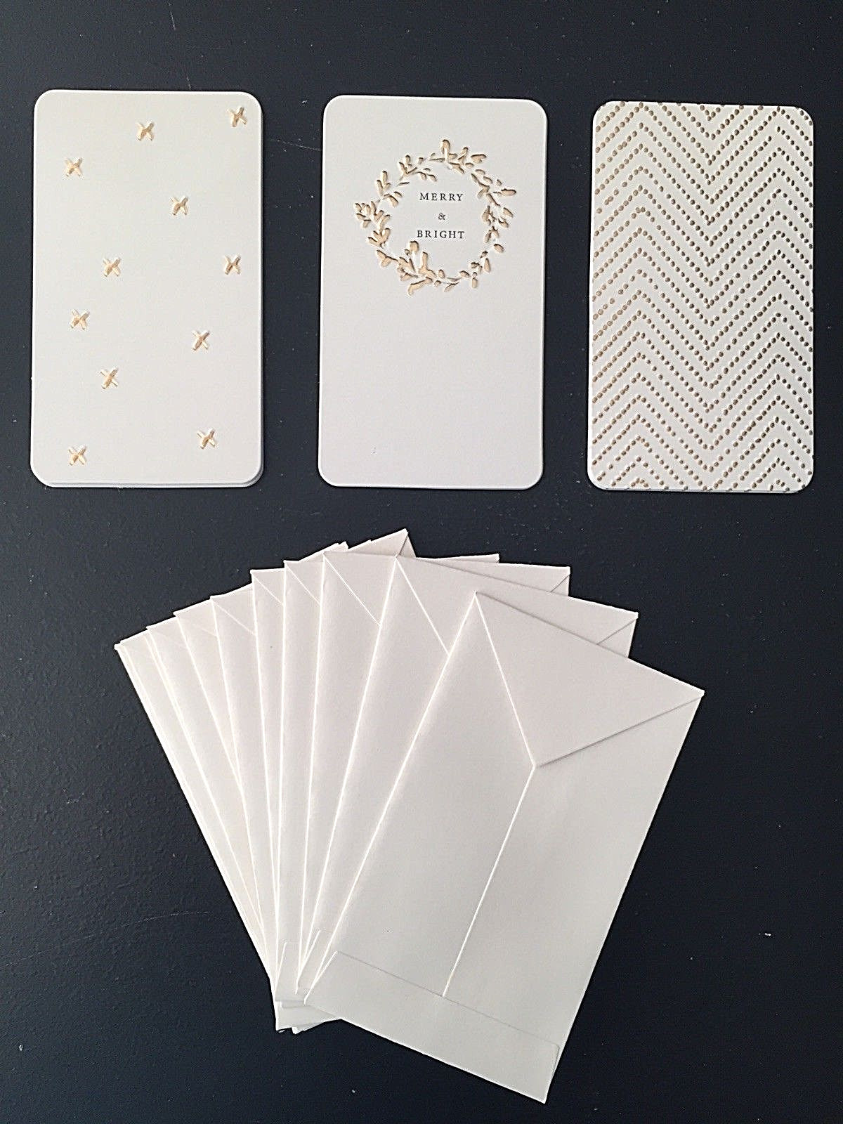 Merry and Bright Gift Cards Tag Set 12 pc w/ Envelopes Hearth and Hand Magnolia