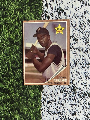 1962 Topps Baseball Donn Clendenon #86 EX Condition Low Cost Shipping 