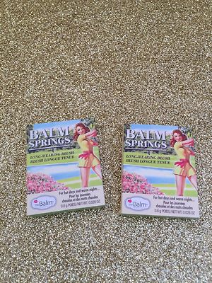Lot of 4 The Balm- BALM SPRINGS BLUSH Long Wearing Blush ''Earthy Rose''