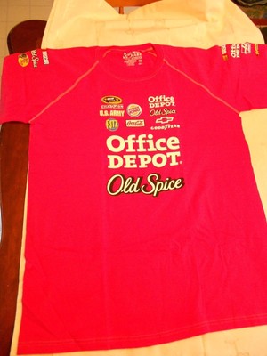 #14 Tony Stewart NASCAR Sponsor Tee Old Spice Office Depot Others New in Pkg
