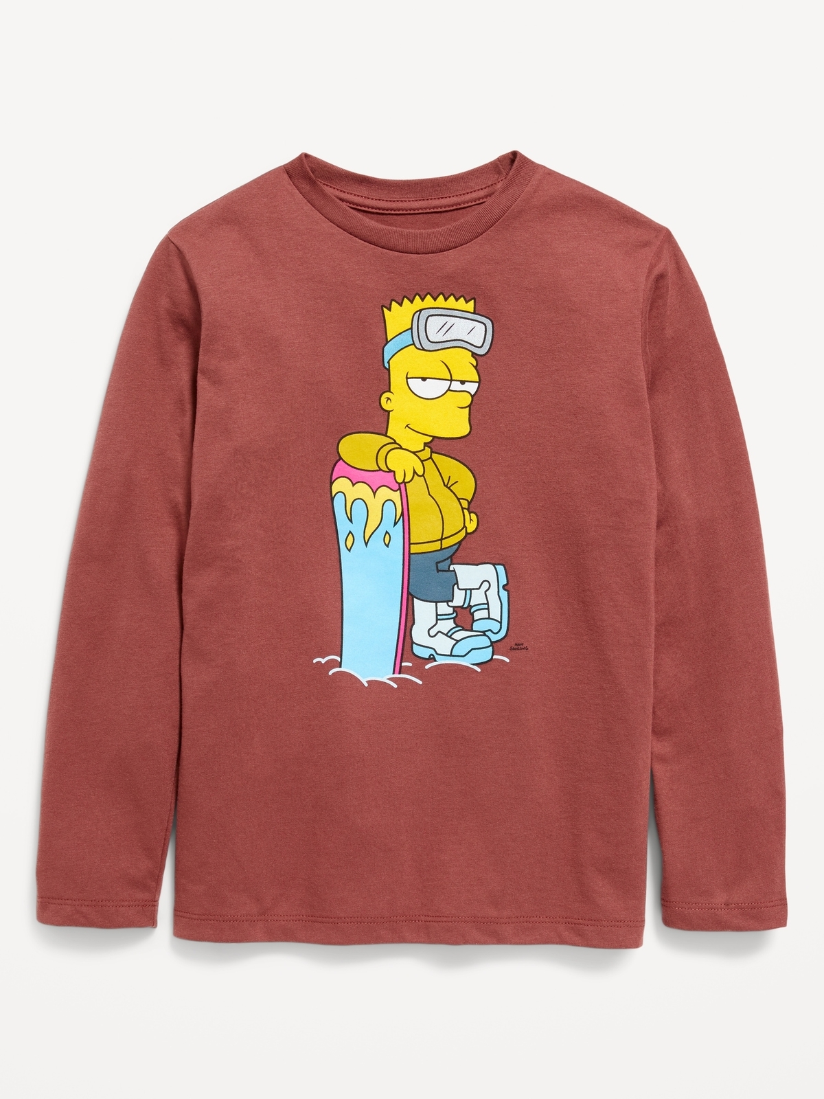 ДЕТСКАЯ ФУТБОЛКА THE SIMPSONS BOY GIRL BART SIPSON L/S ФУТБОЛКА OLD NAVY L 10–12