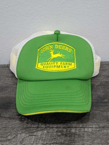 Quality Farm Equipment Green White Cap