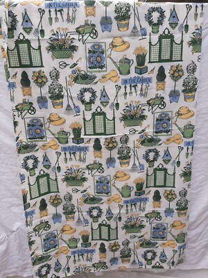 creative bath shower curtain 'in the garden ' made in USA
